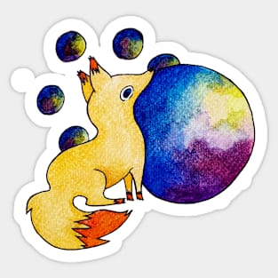 Wizzard Fox 3 Sticker